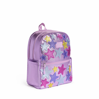 State Bags Kane Double Pocket Backpack Metallic 3D Stars