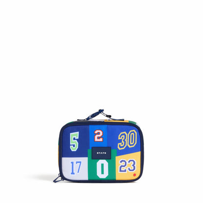 State Bags Rodgers Lunch Box Poly Canvas Varsity Numbers