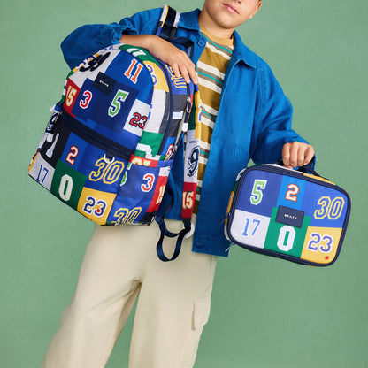 State Bags Rodgers Lunch Box Poly Canvas Varsity Numbers