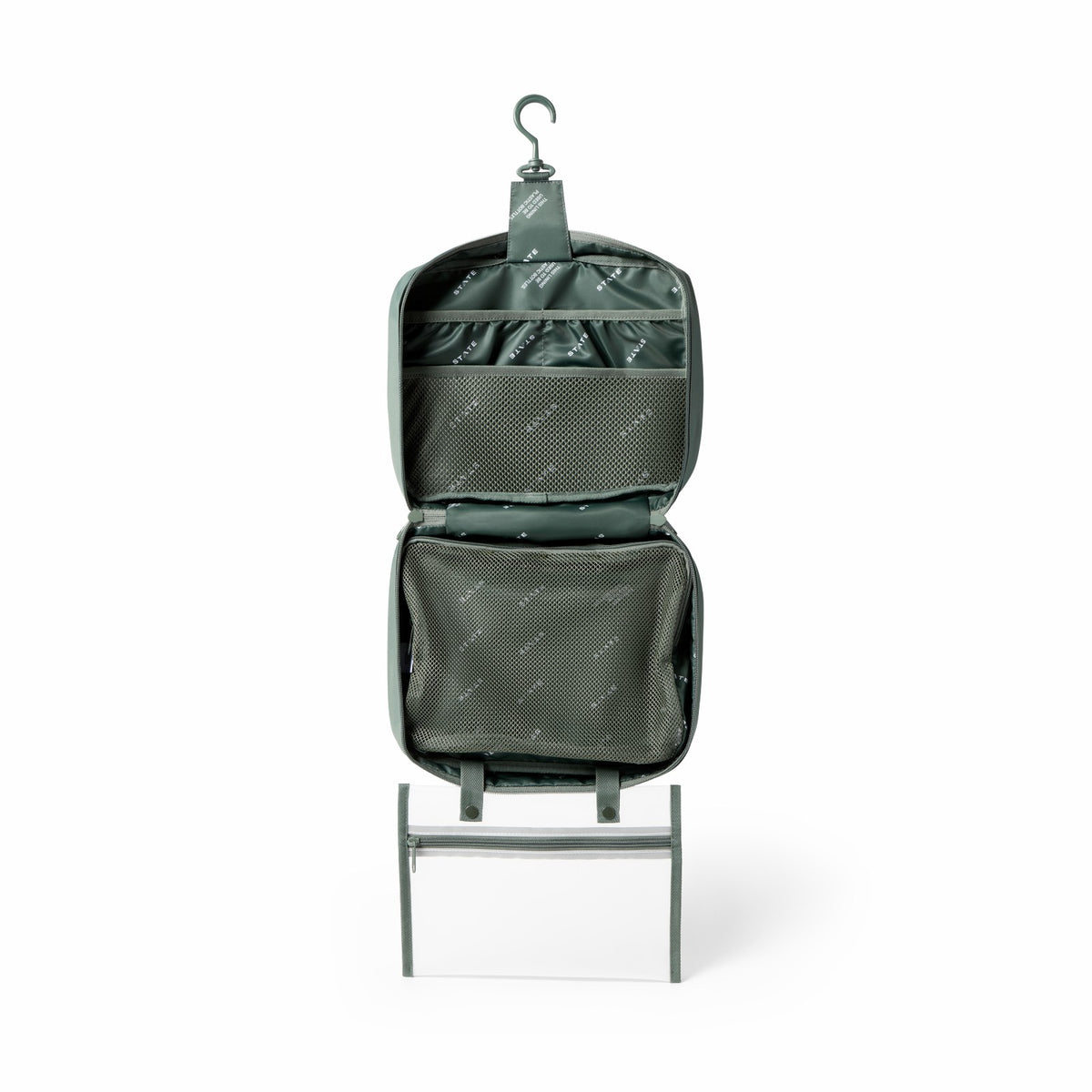 State Bags Bensen Toiletry Kit Nylon Olive