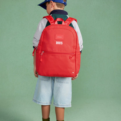 State Bags Kane Kids Backpack Recycled Polycanvas Red