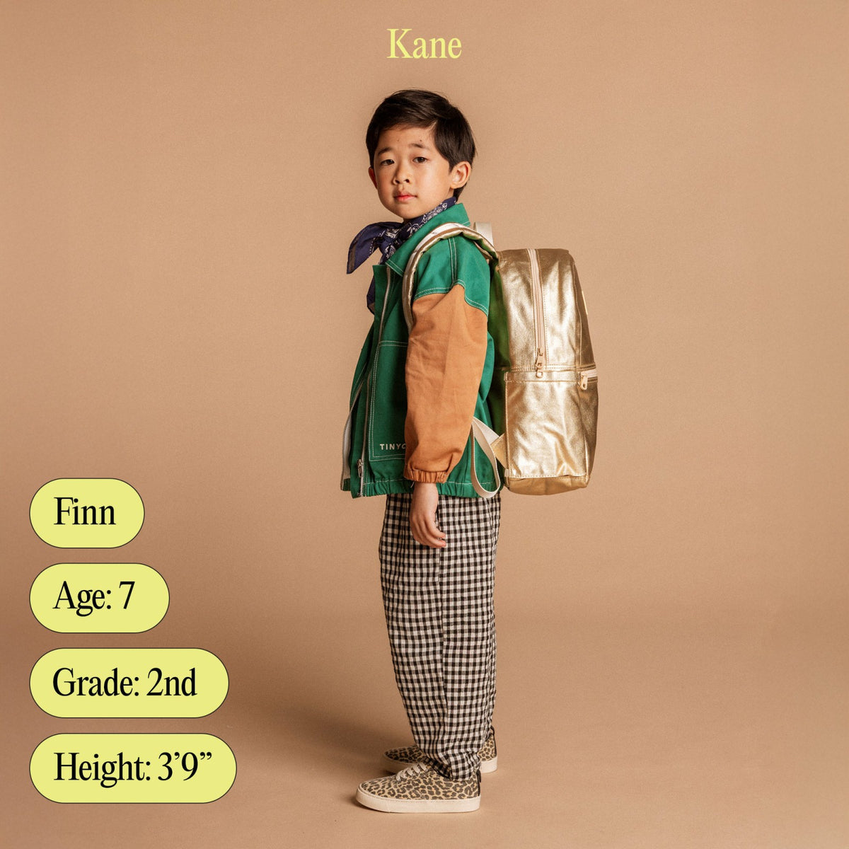 State Bags Kane Kids Backpack Recycled Polycanvas Red
