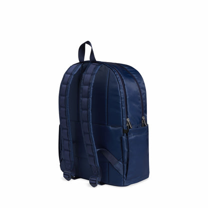 State Bags Kane Kids Large Backpack Nylon Chevron Puffer Blue